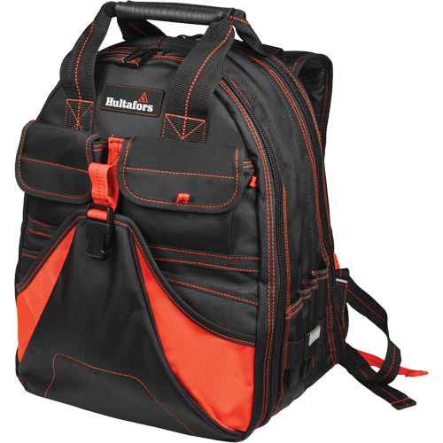 Deluxe Tool Backpack, Black/Red, Ballistic/Polyester Sécurité Médic