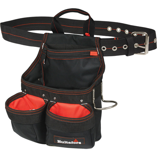 Sac &agrave; clous et outils de charpentier, Polyester balistique, Noir Sécurité Médic