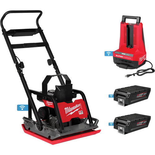 Ensemble compacteur &agrave; plaque de 20" MX FUEL Sécurité Médic