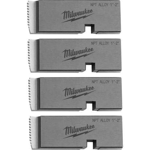 Fili&egrave;res de filetage pour tuyaux universel NPT, Pour tuyau de 1"-2", Alliage Sécurité Médic
