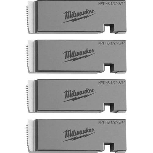 NPT Universal Pipe Threading Dies, For Pipe Size 1/2"-3/4", High Speed Steel Sécurité Médic