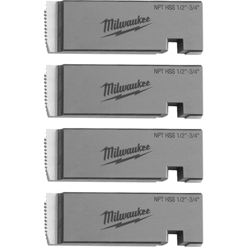 Fili&egrave;res de filetage pour tuyaux universel NPT, Pour tuyau de 1/2"-3/4", Haute vitesse pour acier inoxydable Sécurité Médic