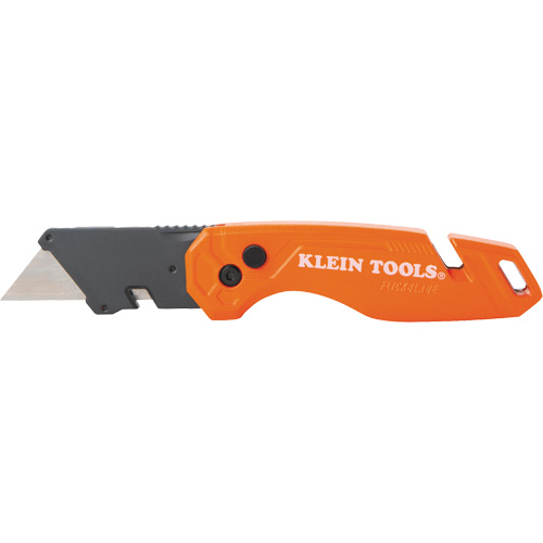 Folding Utility Knife With Blade Storage, 1" Blade, Steel Blade, Metal Handle Sécurité Médic
