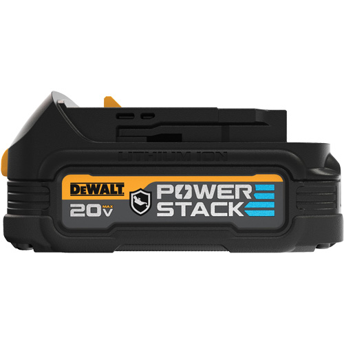 Batterie compacte r&eacute;sistante &agrave; l'huile POWERSTACK, Lithium-ion, 20 V, 1,7 Ah Sécurité Médic