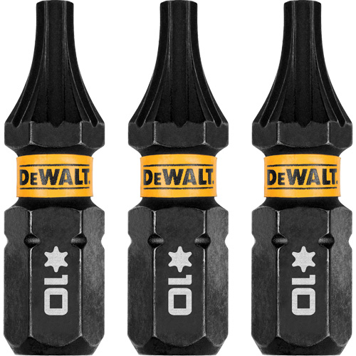 Forets pour tournevis &agrave; chocs FLEXTORQ 3 mcx, Torx, T-10, Prise 1/4" Sécurité Médic