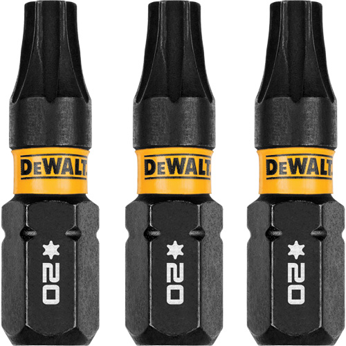 3-Piece FLEXTORQ&reg; Impact Screwdriving Bits, Torx, T-20, 1/4" Drive Sécurité Médic