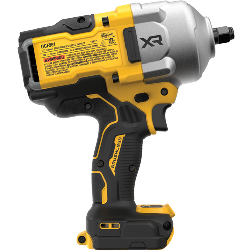 XR&reg; Brushless Cordless High Torque Impact Wrench with Hog Ring Anvil, 20 V, 1/2" Socket Sécurité Médic