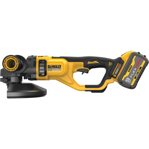 MAX Large Angle Grinder Kit, 7" - 9" Wheel, 60 V Sécurité Médic
