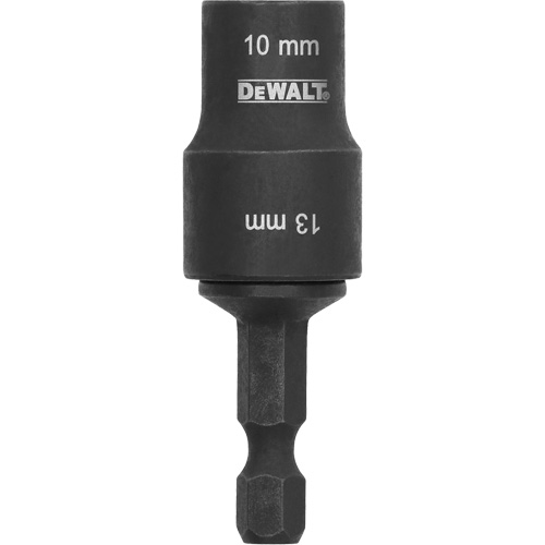 Tourne-&eacute;crou &agrave; double embout d&eacute;tachable FLEXTORQ, 13 mm prise, 4-4/5" lo, Magn&eacute;tique Sécurité Médic
