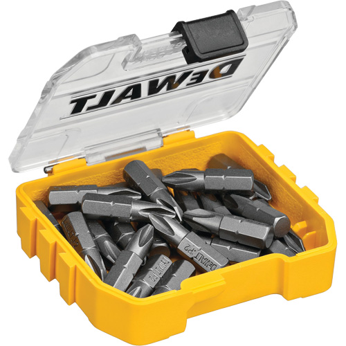 25-Piece Standard Driver Bit Set with ToughCase&reg;+ System, Phillips, #2, 1/4" Drive Sécurité Médic