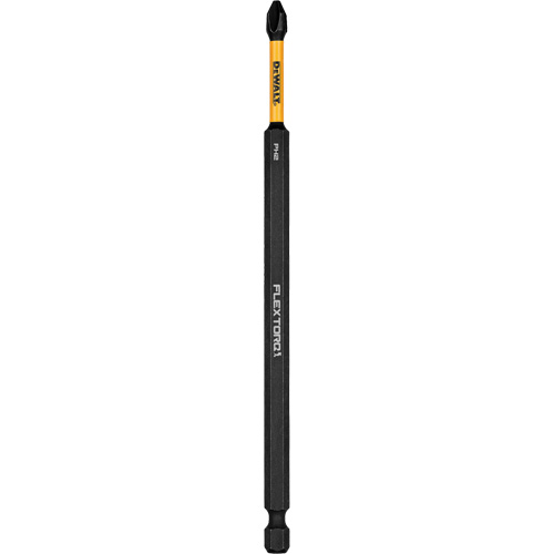 FLEXTORQ&reg; Impact Driver Bit, Phillips, #2 Tip, 1/4" Drive Size, 6" Length Sécurité Médic