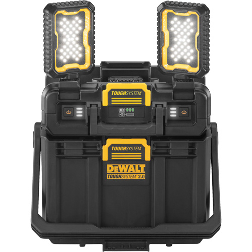 ToughSystem&reg; 2.0 Adjustable Work Light with Storage, 16" x 11" x 14", Black/Yellow Sécurité Médic