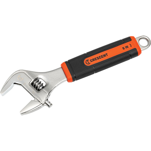 Adjustable Wrench, 6" L, 26 mm/1-4/5" Max Width, Chrome/Polished Sécurité Médic