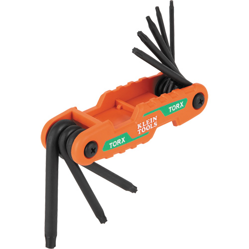 Compact Folding Hex Key Set, 8 Pcs., Torx&reg; Sécurité Médic
