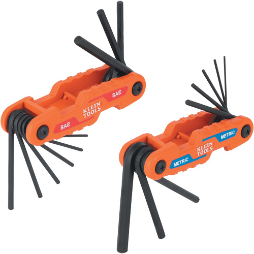 Compact Folding Hex Key Set, 17 Pcs., Metric & Imperial Sécurité Médic