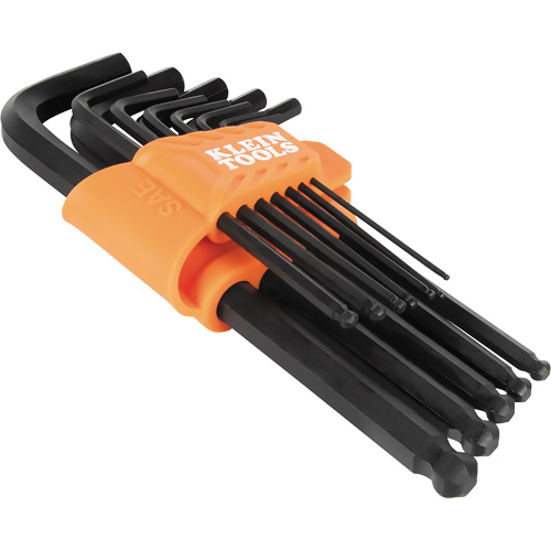 L-Style Ball-End Hex Key Wrench Set, 12 Pcs., Imperial Sécurité Médic