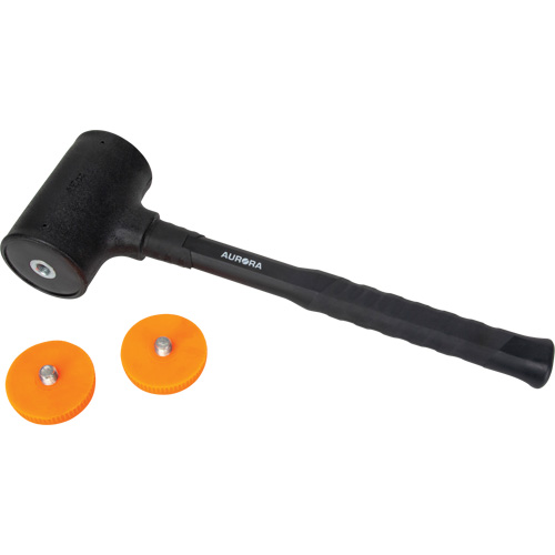 Marteau sans rebond, Poids de la t&ecirc;te 45 oz, Face Polyur&eacute;thane, Prise Fibre de verre, 13" lo Sécurité Médic