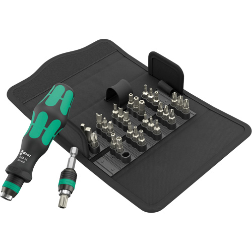 32-piece Kraftform Kompakt 71 Security Screwdriver, 4-17/25" L, Cushion Grip Handle Sécurité Médic