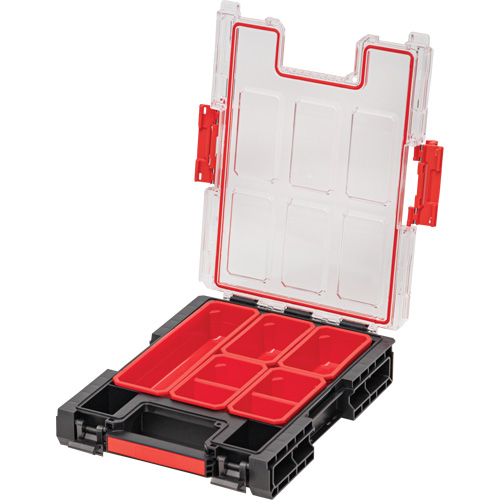 Organisateur moyen avec bacs Arx, 10-3/10" x 14-3/10" x 3", Noir Sécurité Médic