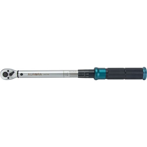 72-Tooth Torque Wrench, Click, 3/8" Square Drive, 10 - 100 ft-lbs. Sécurité Médic