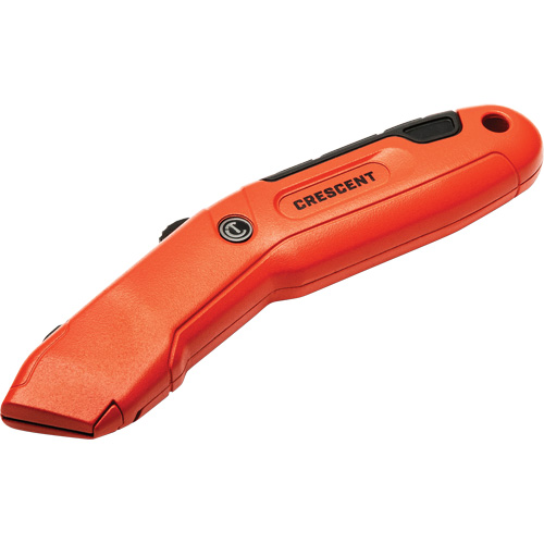 Auto-Retracting Safety Knife, 1", Steel, Aluminum Handle Sécurité Médic
