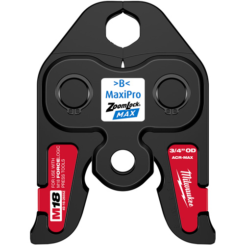 M&acirc;choire de presse ZoomLock MAX 3/4" pour outils de presse M18 FORCE LOGIC Sécurité Médic