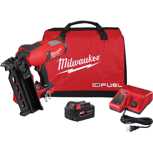 Fuel Duplex Nailer Kit, 18 V, Lithium-Ion Sécurité Médic
