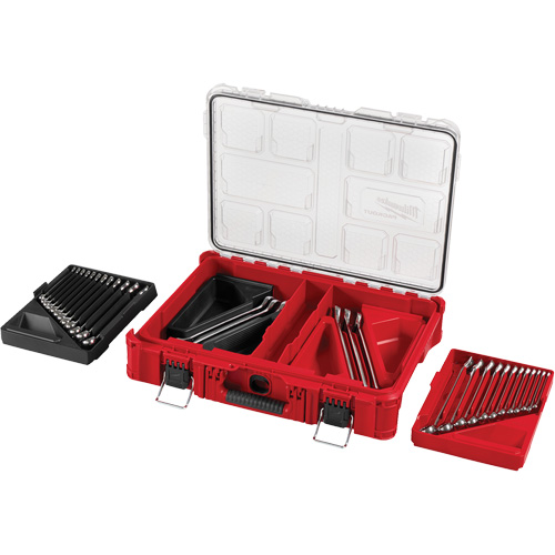 Wrench Set with PackOut Organizer, Combination, 30 Pieces, Imperial and Metric Sécurité Médic