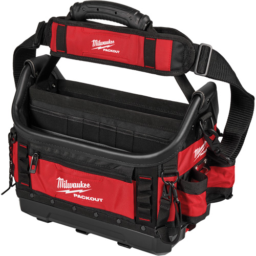 PackOut Structured Tote, Polyester, 39 Pockets, Black/Red Sécurité Médic