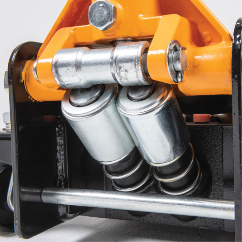 Cric &agrave; planchers pour usage intensif, 3 tonne(s) Capacit&eacute;, 5-1/4" Abaiss&eacute;e, 18-1/4" &eacute;lev&eacute;e, Hydraulique &agrave; main Sécurité Médic