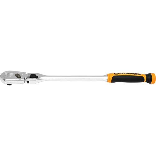 90-Tooth Dual Material Locking Flex Head Teardrop Ratchet Sécurité Médic