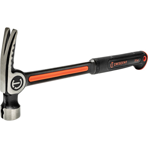 Marteau de charpente en acier avec face meul&eacute;e, 22 oz, Prise en Acier plein, 16" lo Sécurité Médic