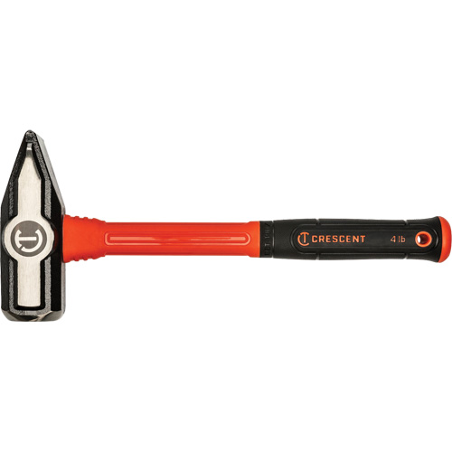 Fiberglass Blacksmith Hammer, 4 lbs Head Weight, 14" L Sécurité Médic