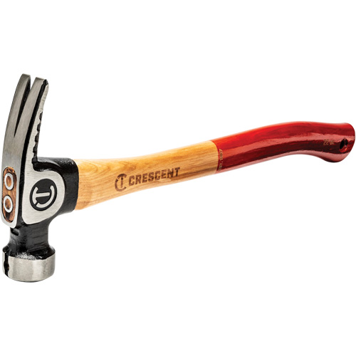 Marteau de charpente &agrave; face meul&eacute;e, 22 oz, Prise en Bois, 18" lo Sécurité Médic