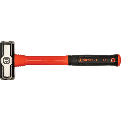 Fiberglass Engineer Hammer, 2.5 lbs Head Weight, 13-1/2" L Sécurité Médic