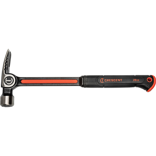 Milled-Face Framing Hammer, 28 oz., Solid Steel Handle, 16" L Sécurité Médic