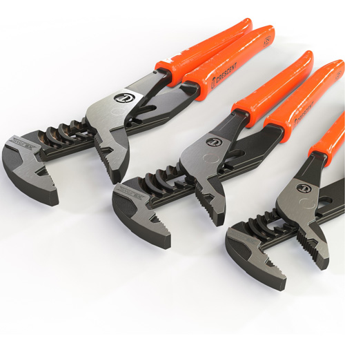 Z2 K9 Straight Jaw Dipped Handle Tongue & Groove Plier Set, 3 Pieces Sécurité Médic