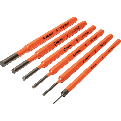 Pin Punch Set, 6 Pieces Sécurité Médic