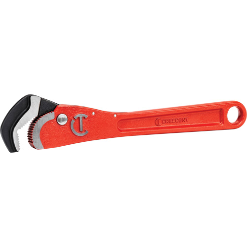 Cl&eacute; pour tuyau acier auto-ajustable, Cap des m&acirc;choires 1-1/2", Longueur 12", Fini Rev&ecirc;tement en poudre, Prise Non-ergonomique Sécurité Médic