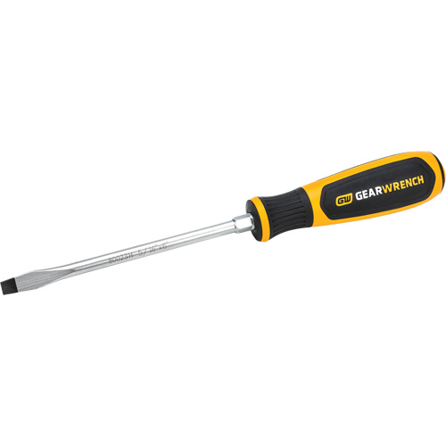 Slotted Dual Material Screwdriver, 5/16", 13-1/10" L, Plastic Handle Sécurité Médic