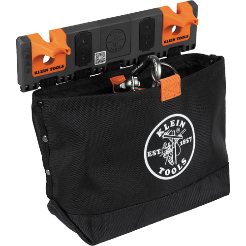 Bucket Work CentreS-Hook Hardware Pouch Module, Nylon, 1 Pockets, Black/Orange Sécurité Médic