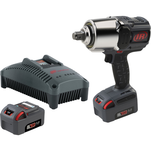 Cordless Impact Wrench Kit with Friction Ring Thru-Hole, 20 V, 3/4" Socket Sécurité Médic
