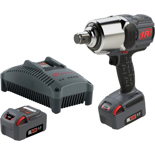Cordless Impact Wrench Kit with Friction Ring Thru-Hole, 20 V, 1" Socket Sécurité Médic