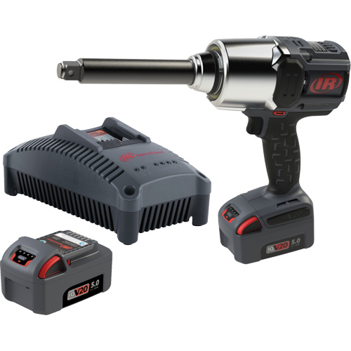 Cordless Impact Wrench Kit with Friction Ring Thru-Hole, 20 V, 3/4" Socket Sécurité Médic