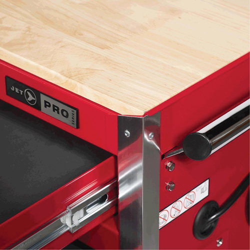 PRC4211 Pro Series Roller Cabinet, 11 Drawers, 42" W x 18" D x Red Sécurité Médic