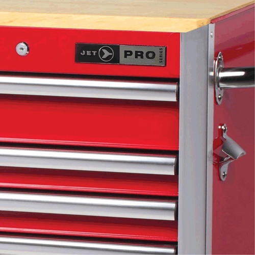PRC7215 Armoire roulante de s&eacute;rie Pro, 15 tiroirs, 72" la x 24" p x Rouge Sécurité Médic
