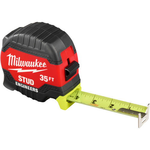 Ruban &agrave; mesurer Stud, 1-5/16" x 35' Sécurité Médic