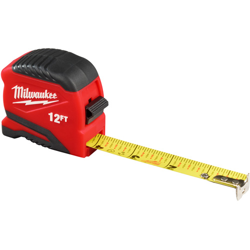 Compact Tape Measure, 13/16" x 12' Sécurité Médic
