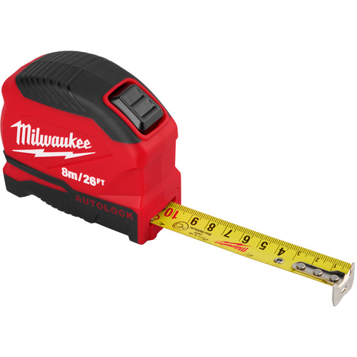 Auto-Lock Tape Measure, 1" x 26' Sécurité Médic