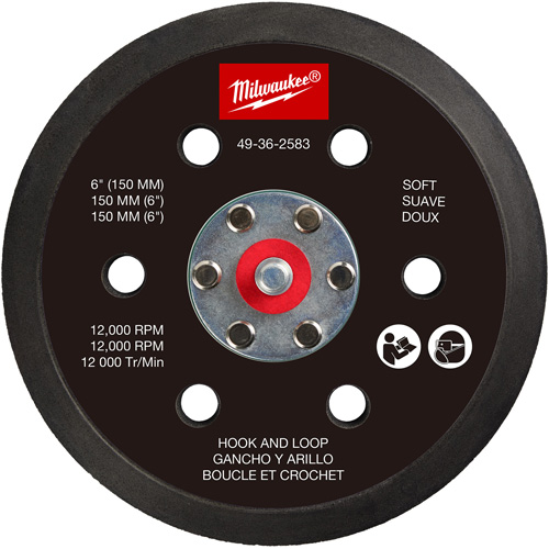 Soft Hook and Loop Sander Backing Pad Sécurité Médic